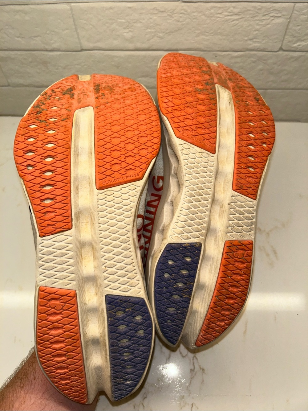 On Cloudsurfer Next Women's Size 8.5 White Flame Running Shoes Comfort Sneakers - Picture 12 of 12